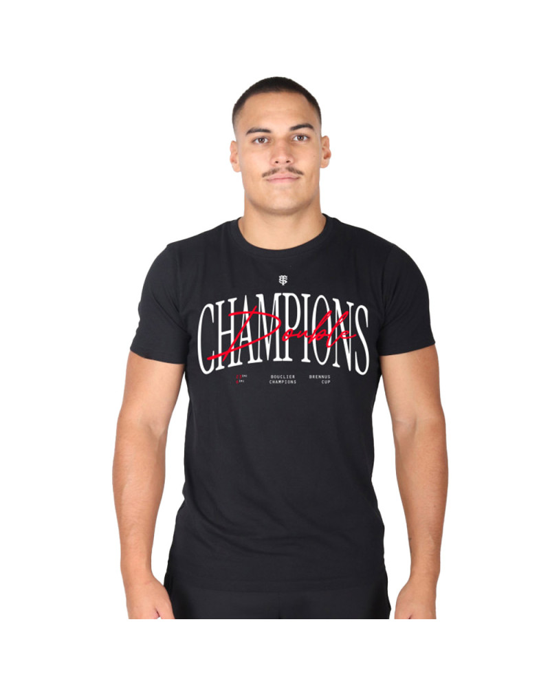 T Shirt Champion Double Stade Toulousain 2024 Boutique O Rugby