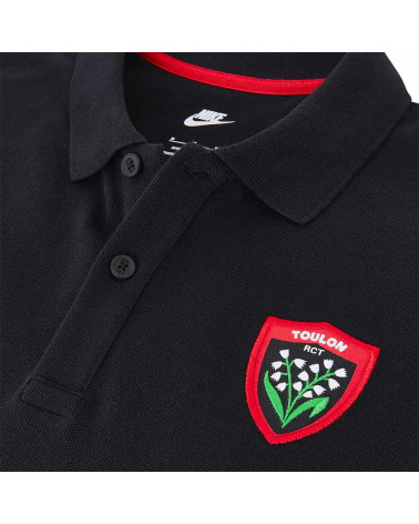 Polo Piqué 2 Noir RC Toulon 2024/2025