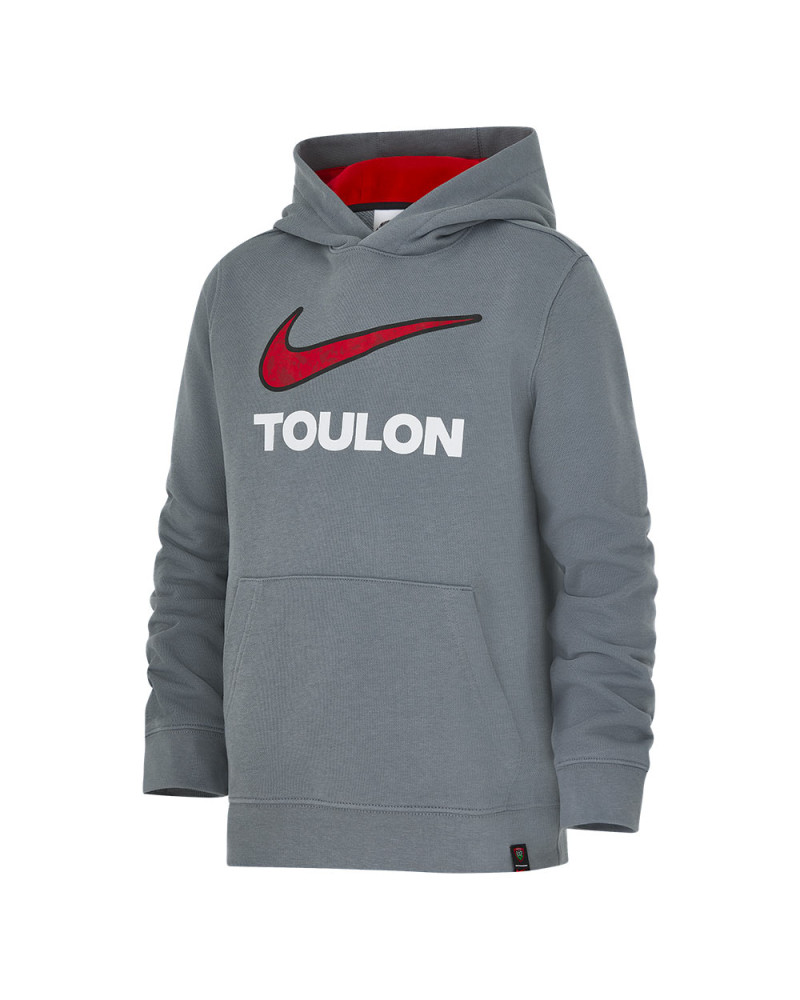 Sweat Capuche Enfant FT Gris RC Toulon 2024/2025