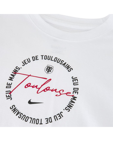 T-Shirt Enfant Graphic 1 Blanc Stade Toulousain 2024/2025