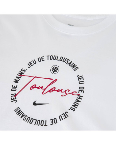 T-Shirt Graphic 1 Blanc Stade Toulousain 2024/2025