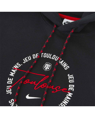 Sweatshirt Capuche FT Noir Stade Toulousain 2024/2025