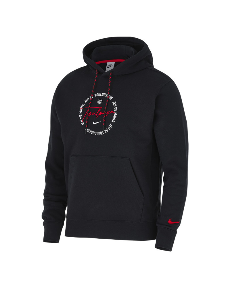 Sweatshirt Capuche FT Noir Stade Toulousain 2024/2025