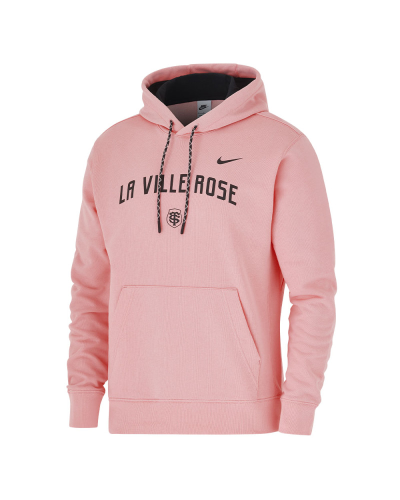 Sweatshirt Capuche City Antipunch Rose Stade Toulousain 2024/2025