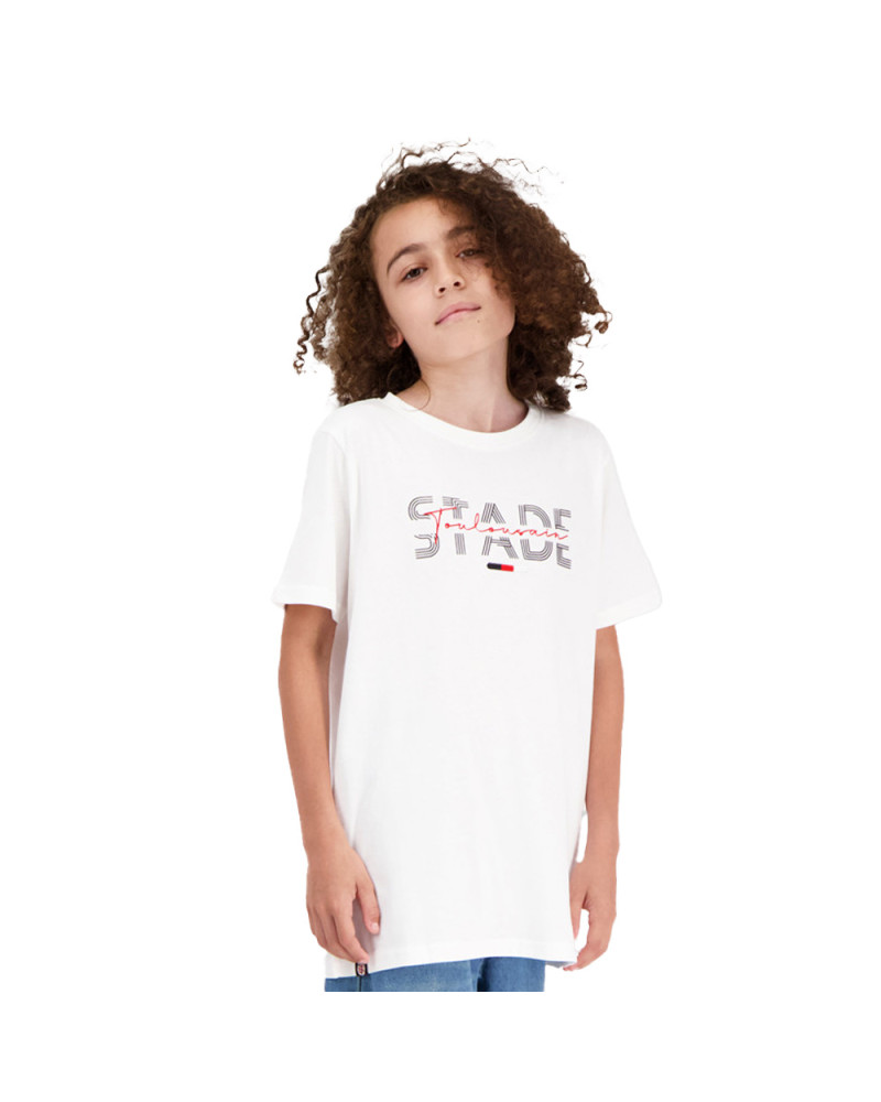 T-Shirt Enfant Sled Blanc Stade Toulousain 2024/2025