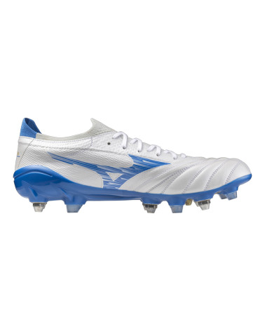 Crampons Morelia Neo IV Beta Elite Mix Blanc/Bleu Mizuno