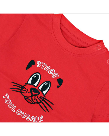 T-Shirt Bébé Cute Rouge Stade Toulousain 2024/2025