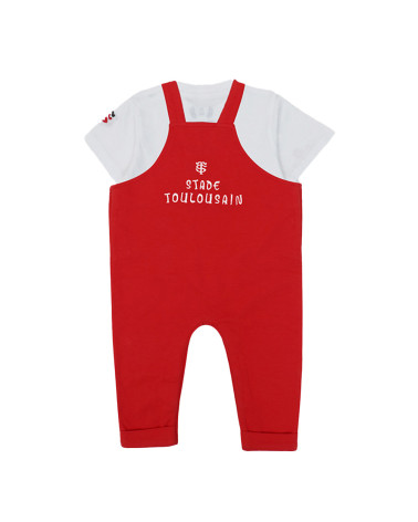 Salopette & T-Shirt Bébé Stade Toulousain 2024/2025