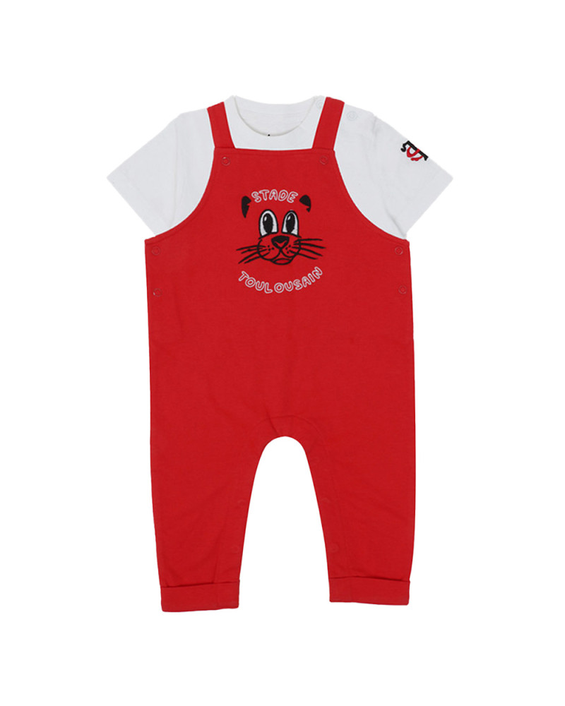 Salopette & T-Shirt Bébé Stade Toulousain 2024/2025