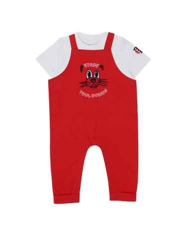 Salopette & T-Shirt Bébé Stade Toulousain 2024/2025