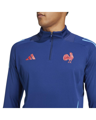 Veste 1/4 Zip Training Bleue France 2024/2025