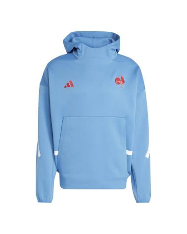 Sweat Capuche Z.N.E Travel Bleu Ciel France 2024/2025