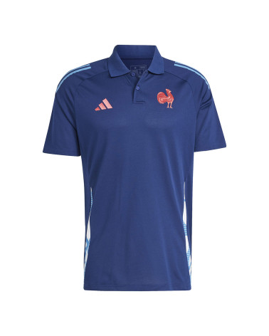 Polo Training Bleu France 2024 2025 Adidas Boutique O Rugby