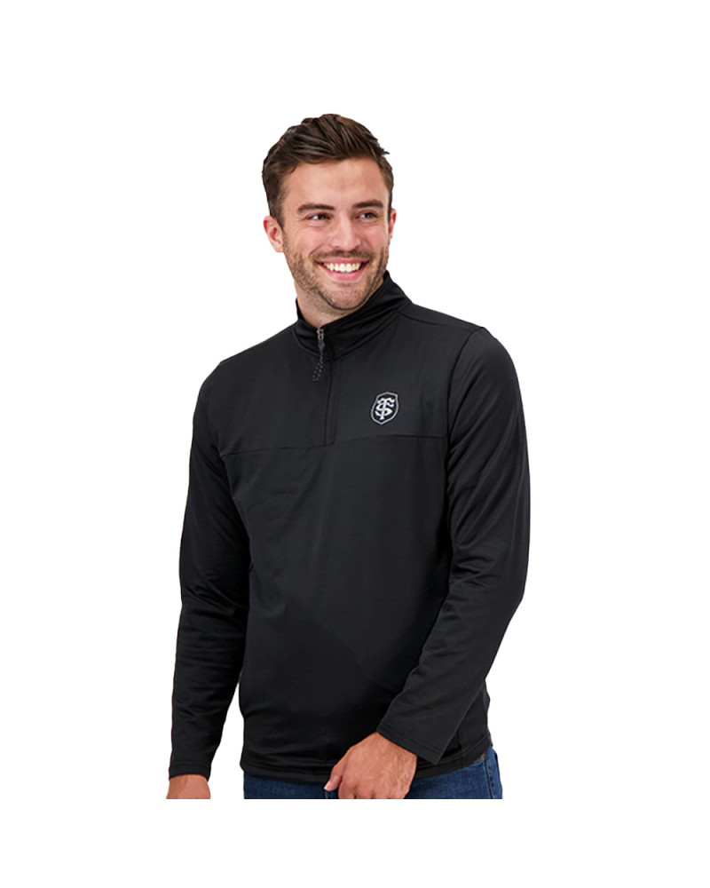 Sweat 1/4 Zip Polar Noir Stade Toulousain 2024/2025