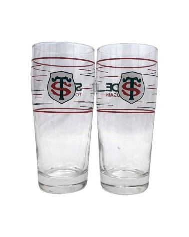 Set 2 Verres à Bière Stade Toulousain