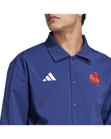 Veste Leisurewear Bleue France 2024/2025