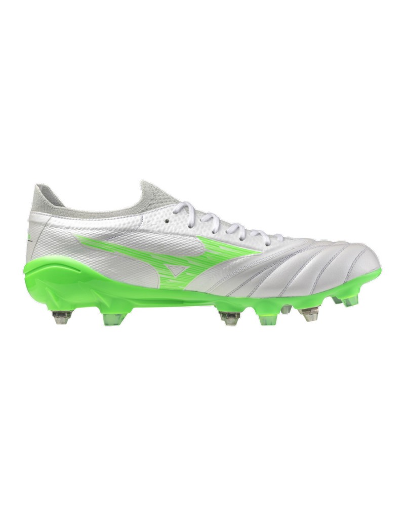 Crampons Morelia Neo IV Beta Elite Mix Blanc/Vert Mizuno