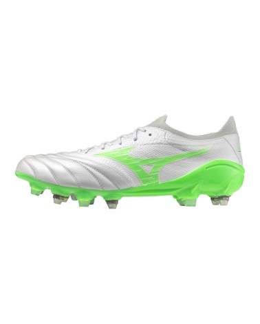 Crampons Morelia Neo IV Beta Elite Mix Blanc/Vert Mizuno