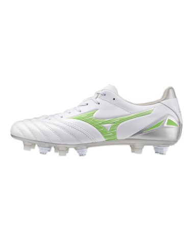 Crampons Morelia Neo IV Pro Mix Blanc/Vert Mizuno