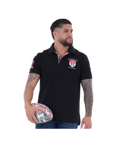 Polo Jonah Lomu Noir Ruckfield