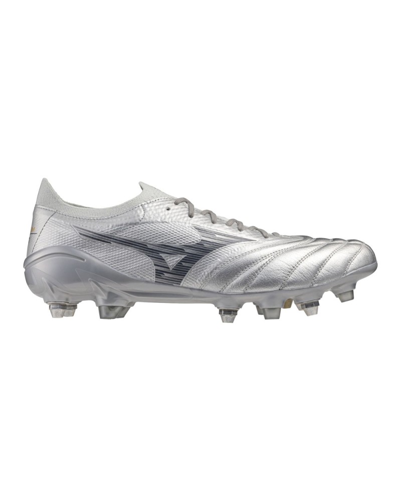 Crampons Morelia Neo IV Beta Elite Mix Argent Mizuno