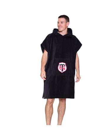 Poncho de Bain Noir Stade Toulousain 2024/2025