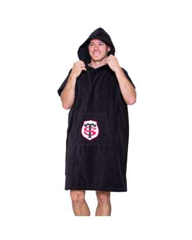 Poncho de Bain Noir Stade Toulousain 2024/2025